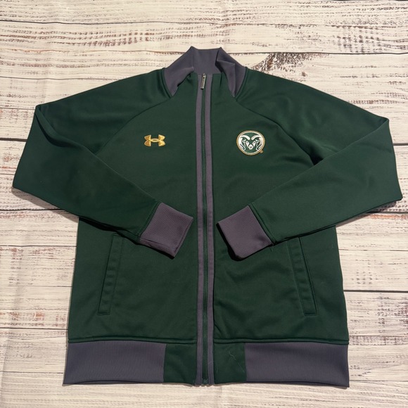 Under Armour Tops - Under Armour Colorado State University Rams Full Zip Track Jacket Women's Large‎